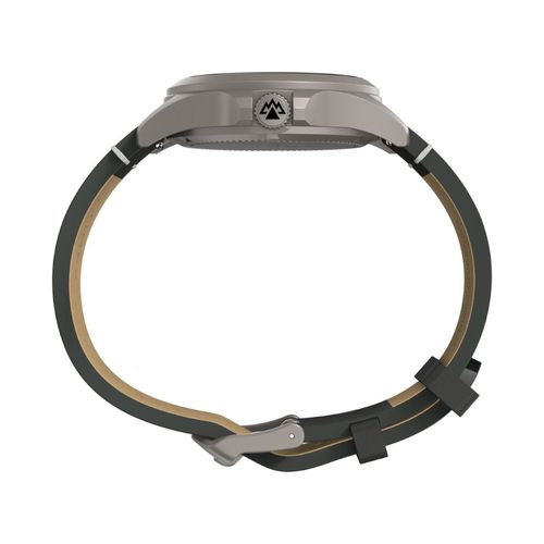Relógio Expedition Titanium Couro Cinza
