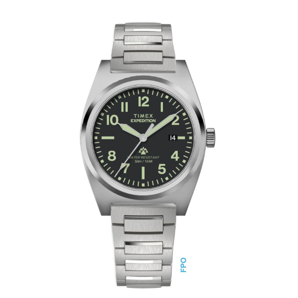 Relógio Q Timex GMT Continental Prata