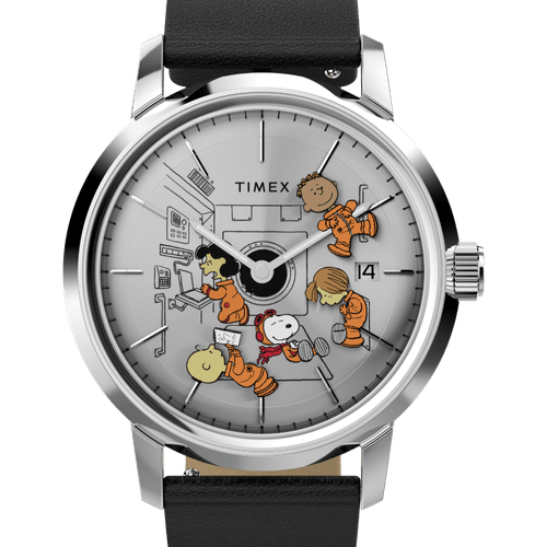 Relógio Masculino Timex Couro Preto Automático